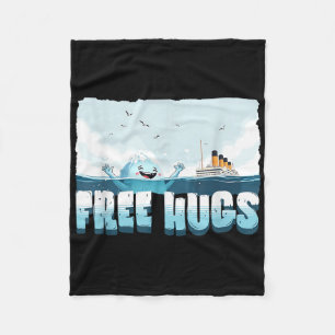 Gratis Knuffels Grappige IJsberg Cruiseschip Titan Fleece Deken