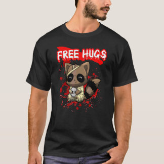 Gratis Knuffels Halloween Sarcastisch Eng Creepy K T-shirt