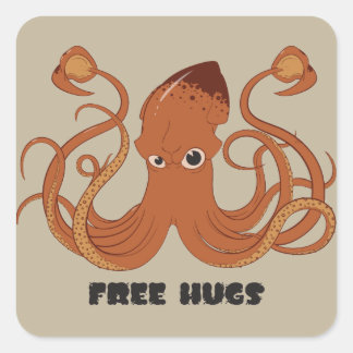 Gratis knuffels inktvis Stickers