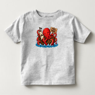 Gratis knuffels Kraken! Schattig DND zeemonster Kinder Shirts