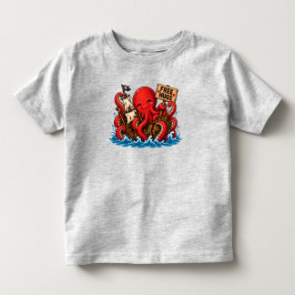 Gratis knuffels Kraken! Schattig DND zeemonster Kinder Shirts