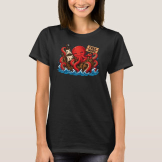 Gratis knuffels Kraken! Schattig DND zeemonster T-shirt