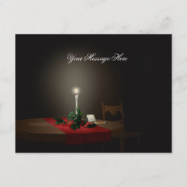 Gratis koekjes - Kerstmis Briefkaart leeg