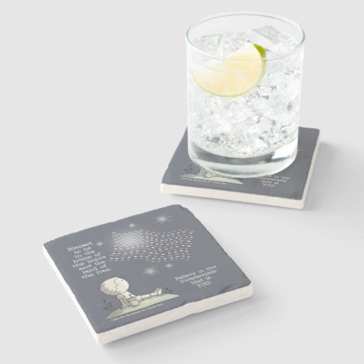 Gratis land stenen onderzetter (Zijkant)