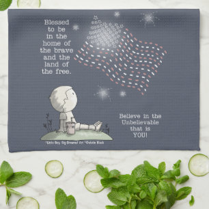 Gratis land theedoek