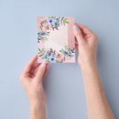 GRATIS LEVENDE ONTWERPERHULP - Bloemige BEGROTIN Flyer (Hand)