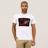 gratis libië 2011 t-shirt (Voorkant volledig)