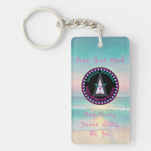 Gratis lid van de Flock, Flamingo Sleutelhanger
