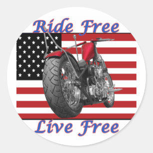 Gratis live gratis ronde sticker