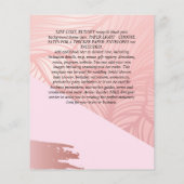 GRATIS LIVE ONTWERPERHULP - Bloemige BEGROTING Flyer (Achterkant)