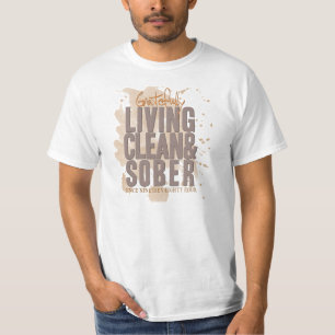 Gratis Living Clean & Sober T-shirt