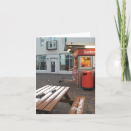 gratis lunch bedankt notiecard kaart