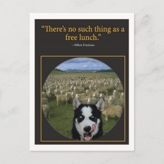 Gratis lunch briefkaart