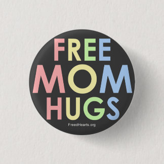 Gratis mam-hugs knop! ronde button 3,2 cm