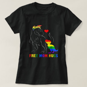 Gratis Moeder Knuffels Dino T-Rex Dinosaurus Mama T-shirt