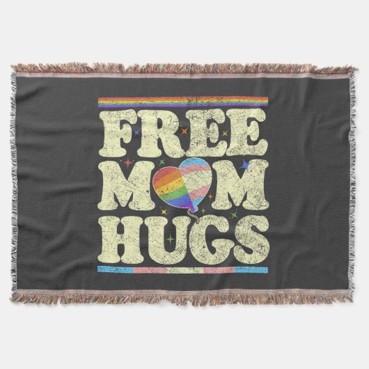 Gratis Moeder Knuffels Lgbt Pride Deken (Voorkant)
