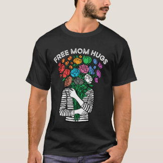 Gratis Moeder Knuffels LGBTQ Pride-bondgenoot Rege T-shirt