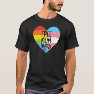 Gratis moederhugs Transgender Pronouns LGBTQ Gende T-shirt