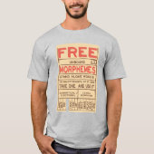 Gratis Morphemes Grammatica Engelse taal T-shirt (Voorkant)