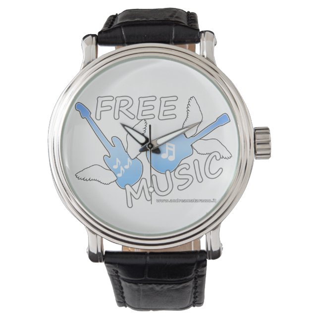 Gratis muziek horloge (Voorkant)