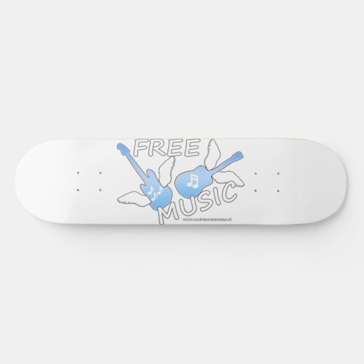 Gratis muziek skateboard (Horizontaal)