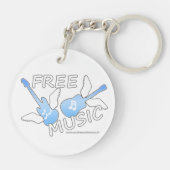 Gratis muziek sleutelhanger (Achterkant)