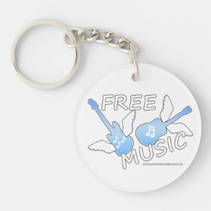 Gratis muziek sleutelhanger