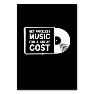 Gratis muziek voor een goedkope prijs kaart