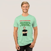 Gratis naar Goed Huis Tri-Blend Shirt (Voorkant volledig)