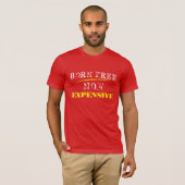 Gratis, nu duur t-shirt (Voorkant volledig)