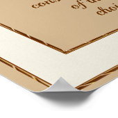 Gratis om het Citaat van de Gevolgen van Karma te Poster (Hoek)