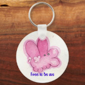 Gratis om mij te zijn sleutelhanger (Voorkant)