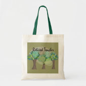 Gratis ontwerpcadeaus voor docenten Artsy Trees Tote Bag (Voorkant)