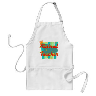 Gratis ontwerpredikant van de RETRO SIGN-docent Standaard Schort