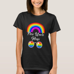 Gratis Oom Hugs Lgbt Ally Rainbow Sunbril Gay P T-shirt