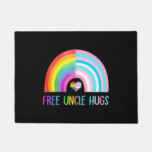 Gratis oom knuffels gay pride lgbtq lgbt regenboog deurmat