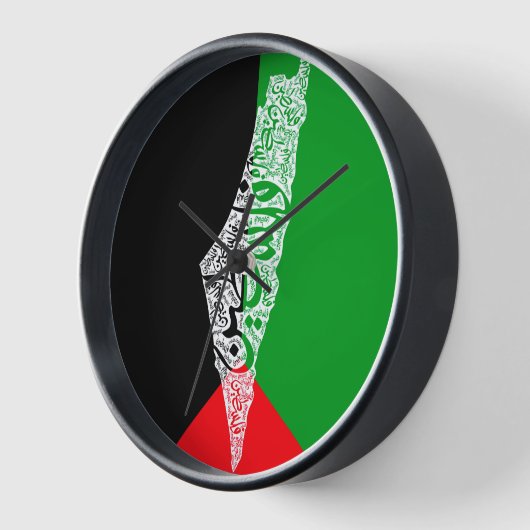 Gratis Palestina kaart en vlag فلسطين (Hoek)