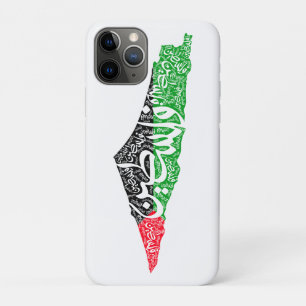 Gratis Palestina kaart en vlag فلسطين iPhone 11 Pro Hoesje