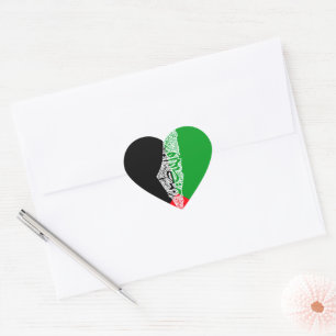 Gratis Palestina kaart en vlag فلسطين Hart Sticker