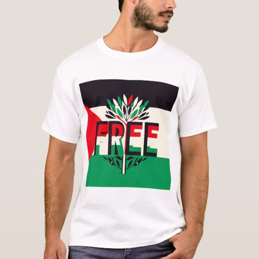 GRATIS PALESTINA T-shirt (Voorkant)