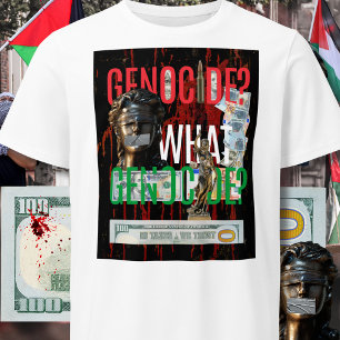 Gratis Palestina T-shirt   Neen aan de genocide in