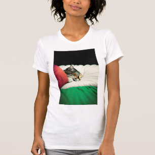 GRATIS PALESTINA Vlag Kat T-shirt