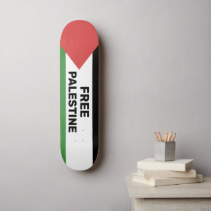 GRATIS PALESTINA VLAG ROOD ZWART GROEN WIT SKATEBOARD