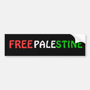 GRATIS PALESTINE-Bumpersticker Bumpersticker