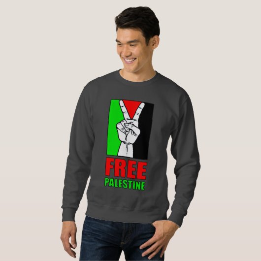 Gratis Palestine Sweatshirt (Voorkant volledig)