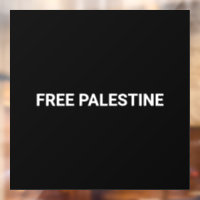 Gratis Palestine zwart wit aangepaste tekst minima