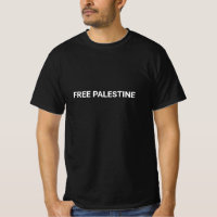 Gratis Palestine zwart wit aangepaste tekst minima