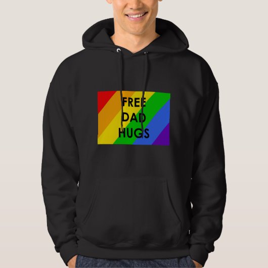 Gratis papa knuffels pullover hoodie (Voorkant)