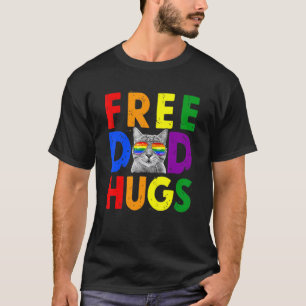 Gratis papa knuffels Purride trots bondgenoot kat T-shirt