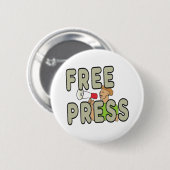 Gratis pers ronde button 5,7 cm (Voorkant /achterkant)